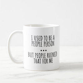 JAG VAR EN SOCIALT PERSON FÖRR KAFFEMUGG