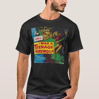 JAG VAR EN TEENAGE WEREWOLF Toppen 8 Classic T-Shi T Shirt
