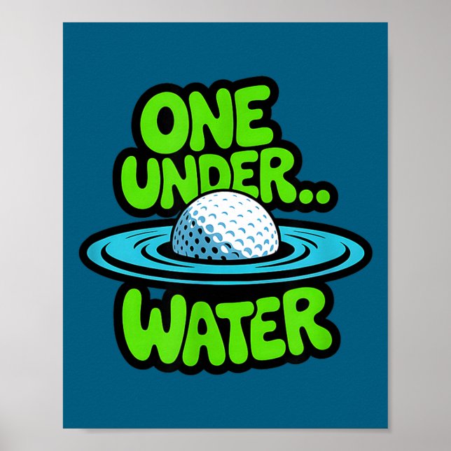 Jag var en under idag rolig vattenfara  poster (Framsidan)