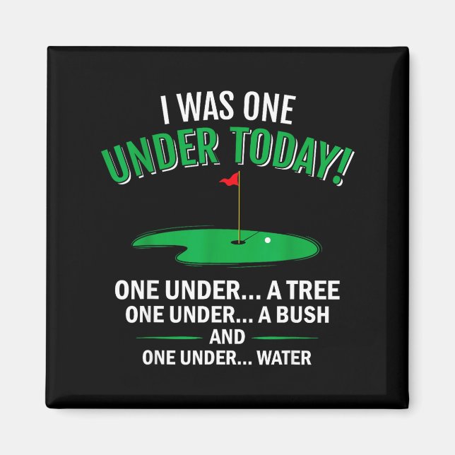 Jag var en under rolig golfälskare golfare present magnet (Framsidan)