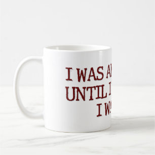 Jag var ett ateisthumorordstäv kaffemugg
