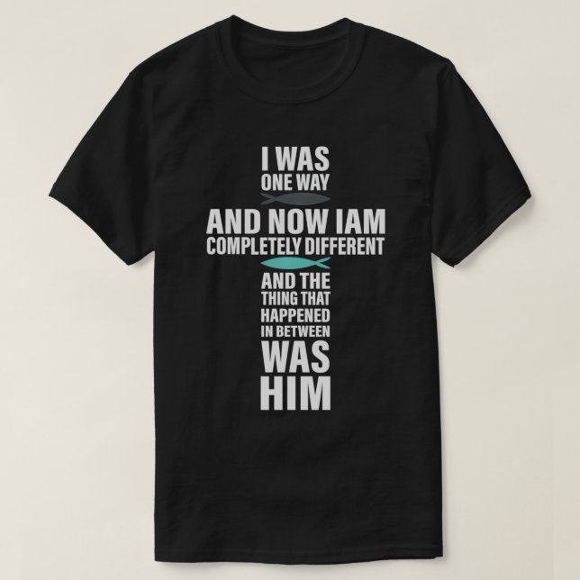 JAG VAR ETT SÄTT DEN VALDA T SHIRT (Design framsida)