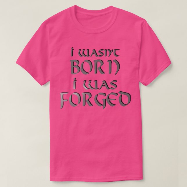 Jag var född 27:e född jag var forcerad t shirt (Design framsida)