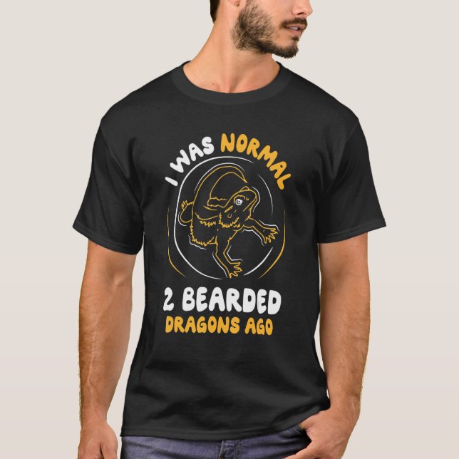 Jag var för 2 böjda drakar sedan t shirt (Framsida)