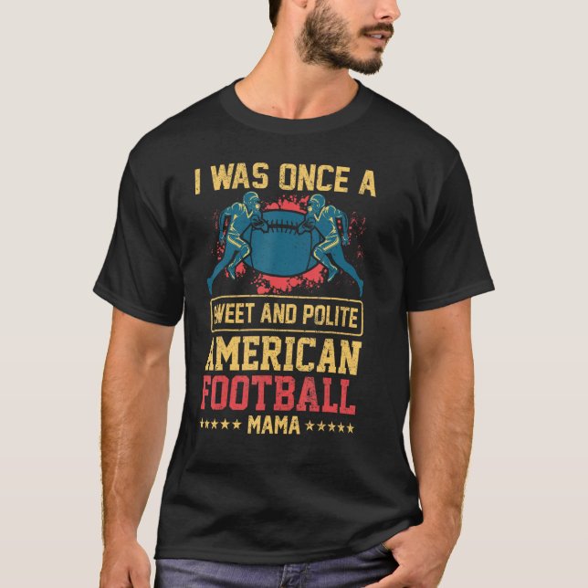 Jag var Gång en svensk och politär amerikansk fotb T Shirt (Framsida)
