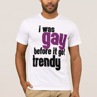 Jag var glad, för det fick trendig t-shirt