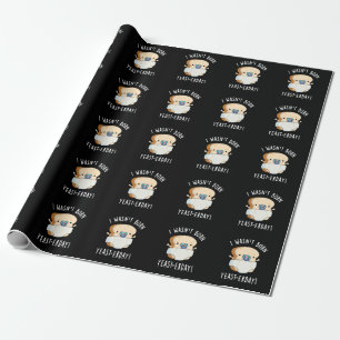 Jag var inte Born Yast-erday Funny Bread Pun Mörk Presentpapper