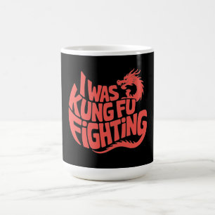 Jag var kung fu. kaffemugg