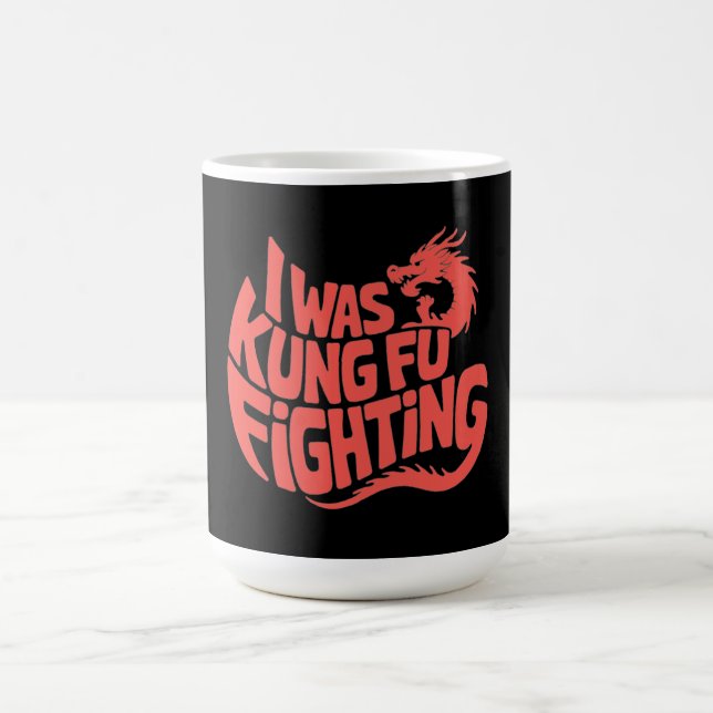 Jag var kung fu. kaffemugg (Center)