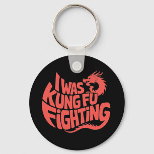 Jag var kung fu. nyckelring