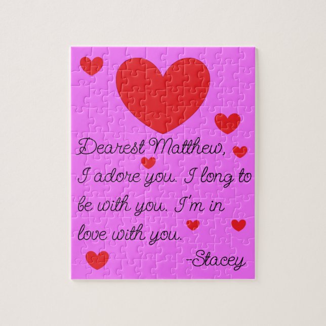 Jag var länge med dig pussel (Vertikal)