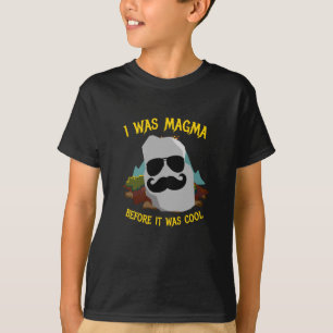 Jag var Magma Geology Collones T Shirt