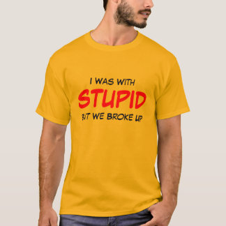 Jag var med DUMT men oss som var fattiga upp T-shirt