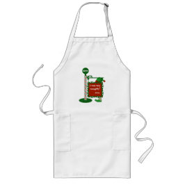 "Jag var mycket installerad" eller "bra" jultomten Långt Förkläde