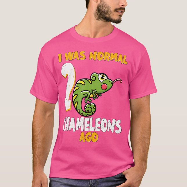Jag var normal 2 Chameleon Ago T Shirt (Framsida)