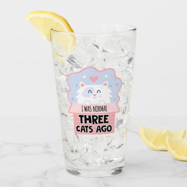 Jag var normal för tre katter sen glaskopp (Framsida Ice)