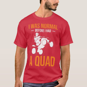 Jag var normal innan jag hade en fyrdubbel bike Ri T Shirt