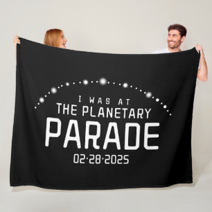 Jag var på planetens Parad 28 februari 2025 Fleecefilt