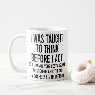 Jag var på Tänka innan jag spelade Funny Sarcasm Kaffemugg