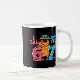 Jag Var Sex Nu Är Jag Sju 6 7 Kapybara 67 Meme 7:e Kaffemugg