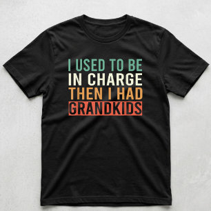 Jag Var Tidigare Ansvarig Sedan Fick Jag Barnbarn T Shirt