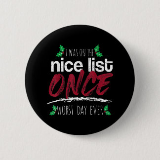 Jag var trevlig på listan gång, God jul, Julafton, Knapp