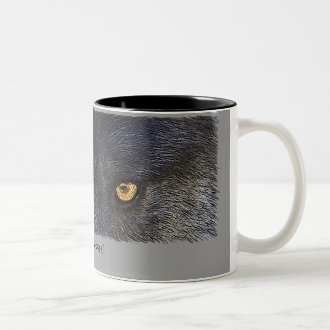 JAG VARGER MIN KOFFEE! Roligt Wildlife Mugg (Höger)