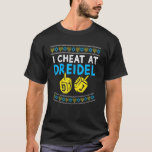 Jag värmer vid Dreidel Ugly Hanukkah Sweater Chanu T Shirt<br><div class="desc">Jag värmer vid Dreidel Ugly Hanukkah Sweater Chanukah Jew.</div>