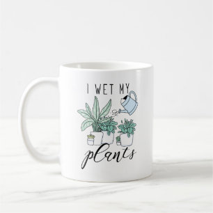 Jag vattnar mina växter kaffemugg