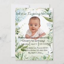 Jag växer som en ogräs, 1:a födelsedagspojke.