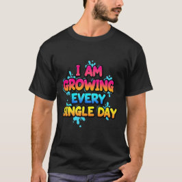 Jag växer varje dag t shirt