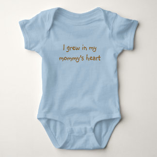 Jag växte i min mommys hjärta tee shirt