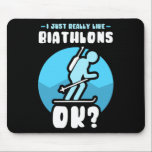 Jag Verkligen gillar Biathlons Ok Biathlete Sports Musmatta<br><div class="desc">Jag Verkligen gillar Biathlons Ok Biathlete Sports Biathlon</div>