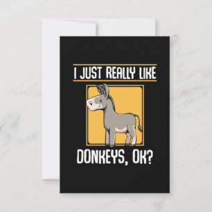 Jag Verkligen gillar Donkey OSA Kort
