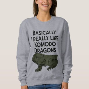 Jag Verkligen gillar Komodo Dragons Boy som gillar T Shirt
