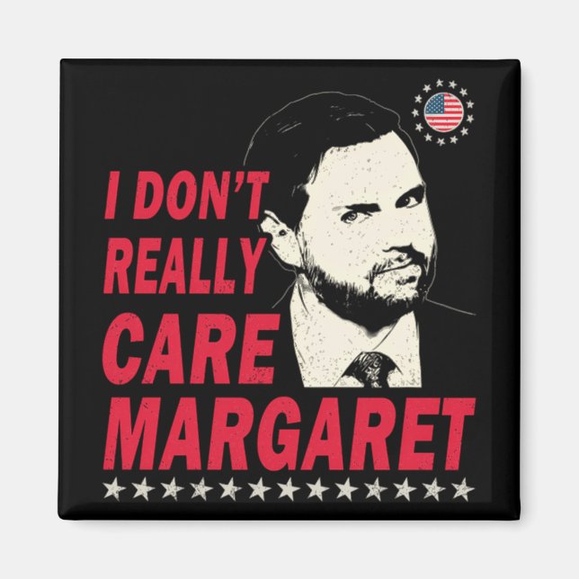 Jag Verkligen inte Margaret Funny Magnet (Framsidan)