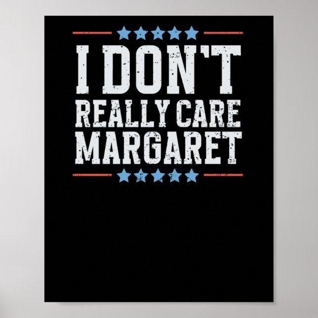 Jag Verkligen inte Margaret Vice President Vance. Poster (Framsidan)