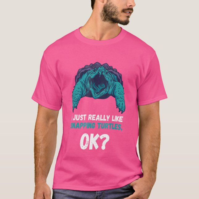 Jag Verkligen precis som Aligator Snappi T Shirt (Framsida)
