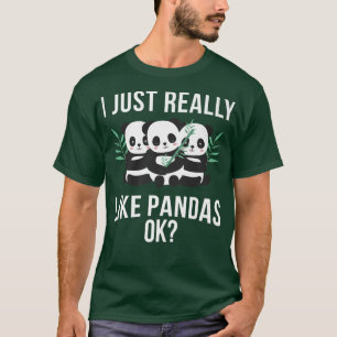 Jag Verkligen precis som Cute Bears Cute Bear Prem T Shirt