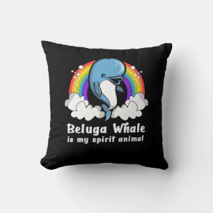 Jag Verkligen precis som valar i Beluga Ocean Anim Kudde