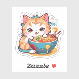 Jag Verkligen Ramen Kitten Klistermärken