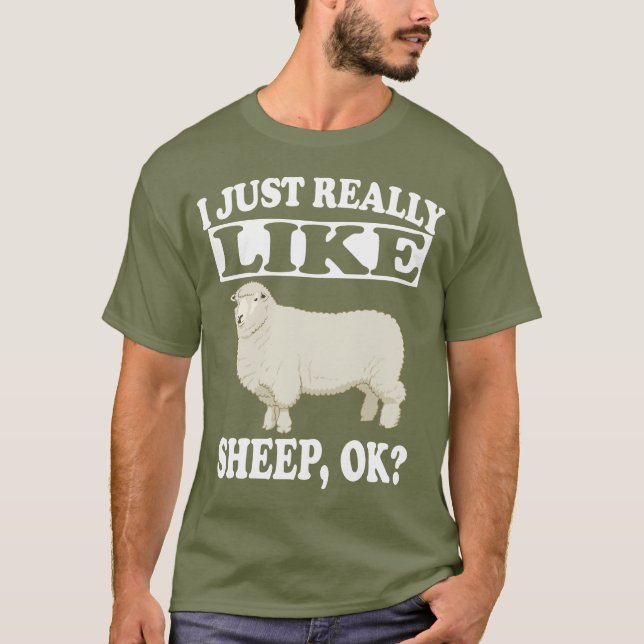 Jag Verkligen som får fjälla. T Shirt (Framsida)