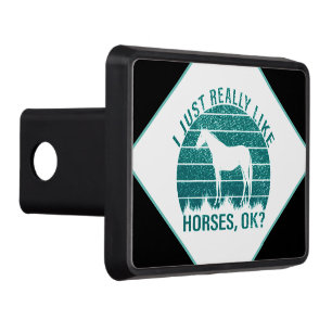 Jag Verkligen som hästar i Grönten Dragkroksskydd