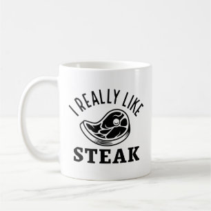Jag Verkligen som Steak Kaffemugg