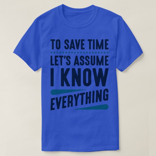 Jag vet allt 1 t shirt (Design framsida)