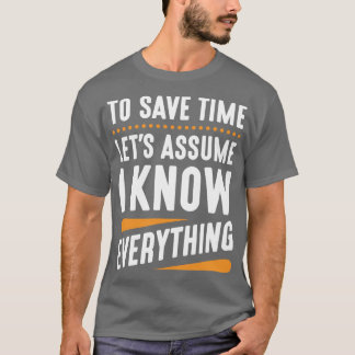 Jag vet allt t shirt