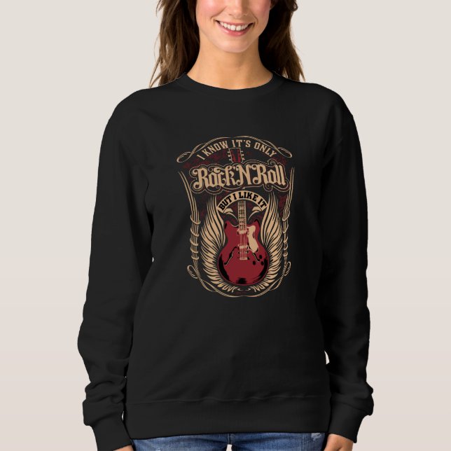Jag vet att det bara är Rock n Roll T Shirt (Framsida)