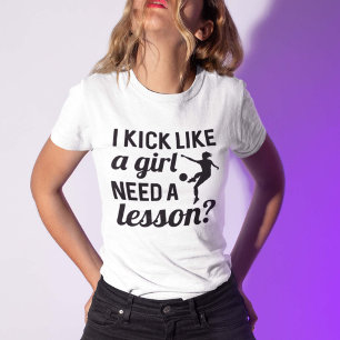 Jag vet att en flicka behöver en lektion t shirt