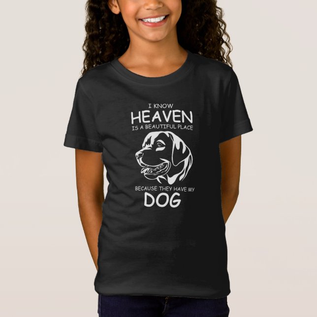 Jag vet att Himlen är en vacker plats eftersom de  T Shirt (Framsida)
