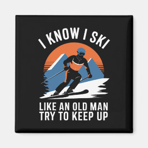 Jag vet att jag är som en gammal man försöker Behå Magnet
